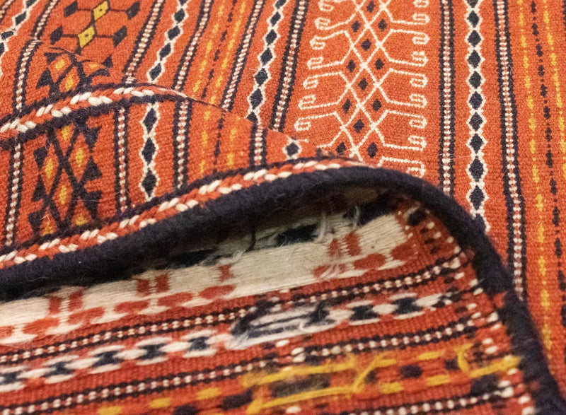 Kelim tapijt - Oosters - 244 x 173 cm - oranje