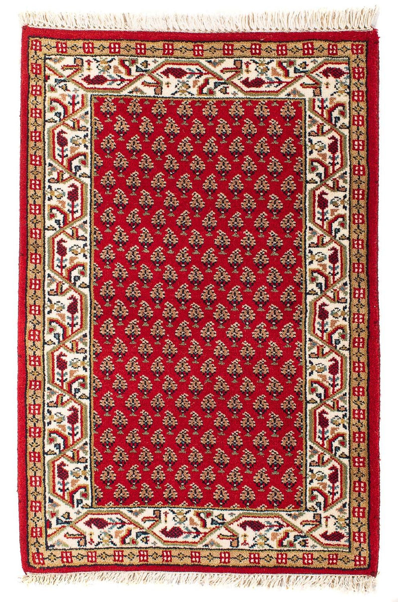 Oosters tapijt - Mir - Indus - 90 x 60 cm - donkerrood