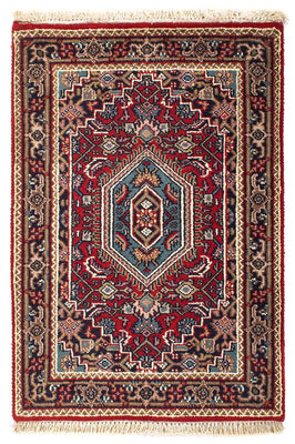 Oosters tapijt - Bijar - Indus - 90 x 60 cm - donkerrood