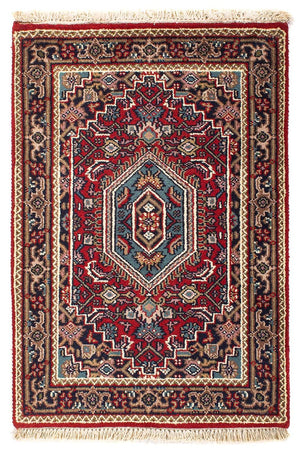 Oosters tapijt - Bijar - Indus - 90 x 60 cm - donkerrood