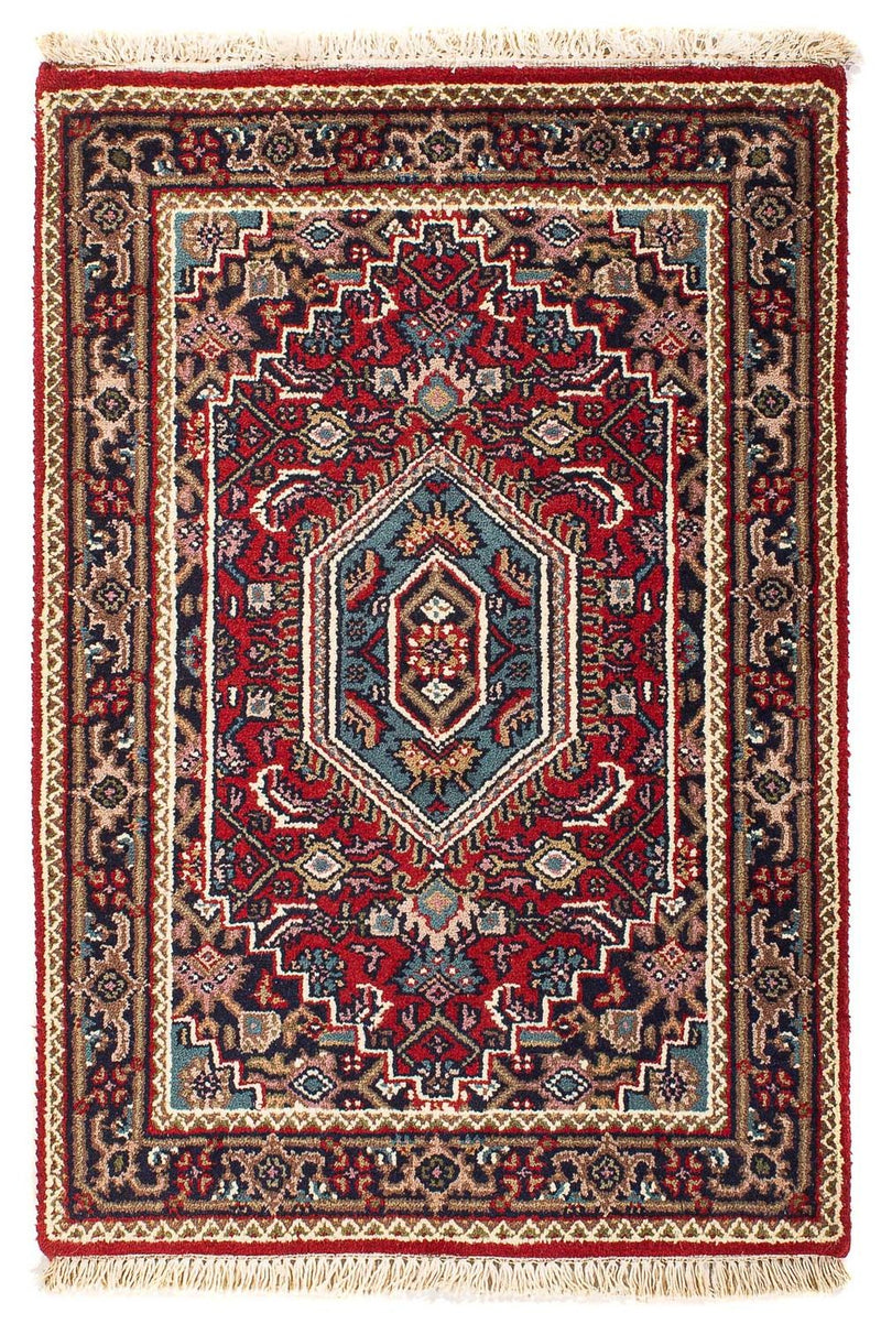 Oosters tapijt - Bijar - Indus - 90 x 60 cm - donkerrood
