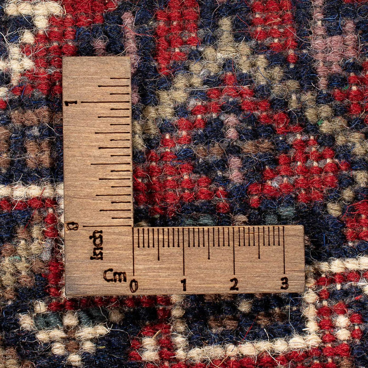 Oosters tapijt - Bijar - Indus - 90 x 60 cm - donkerrood