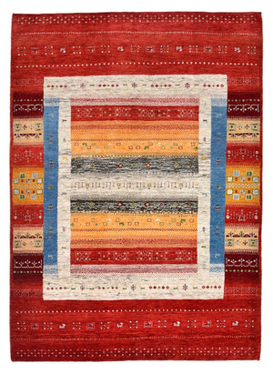 Gabbeh Tapijt - Loribaft Indus - 201 x 148 cm - veelkleurig