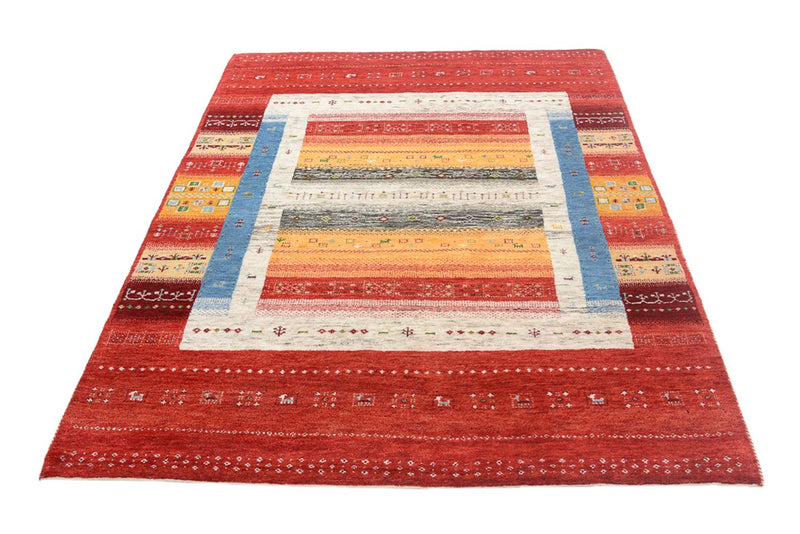 Gabbeh Tapijt - Loribaft Indus - 201 x 148 cm - veelkleurig