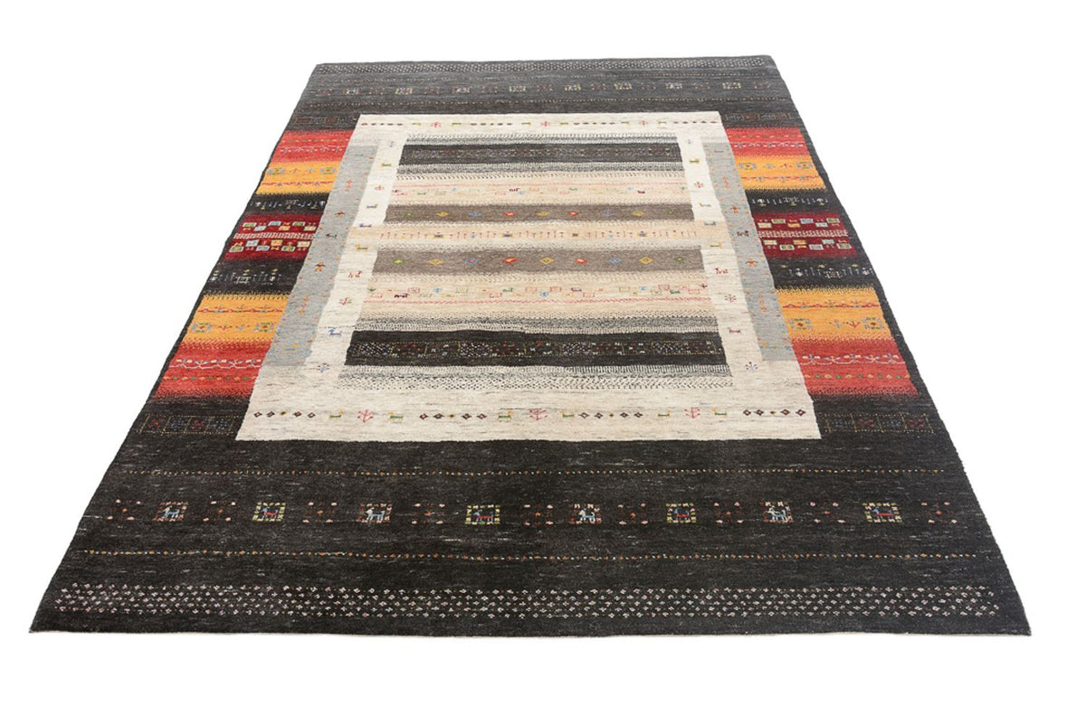 Gabbeh Tapijt - Loribaft Indus - 241 x 175 cm - veelkleurig