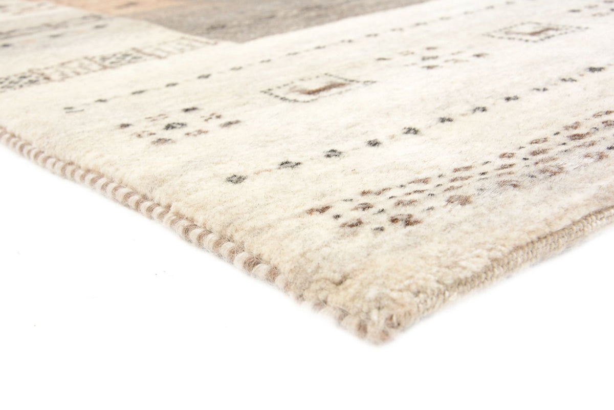 Gabbeh Tapijt - Loribaft Indus - 201 x 140 cm - donker beige