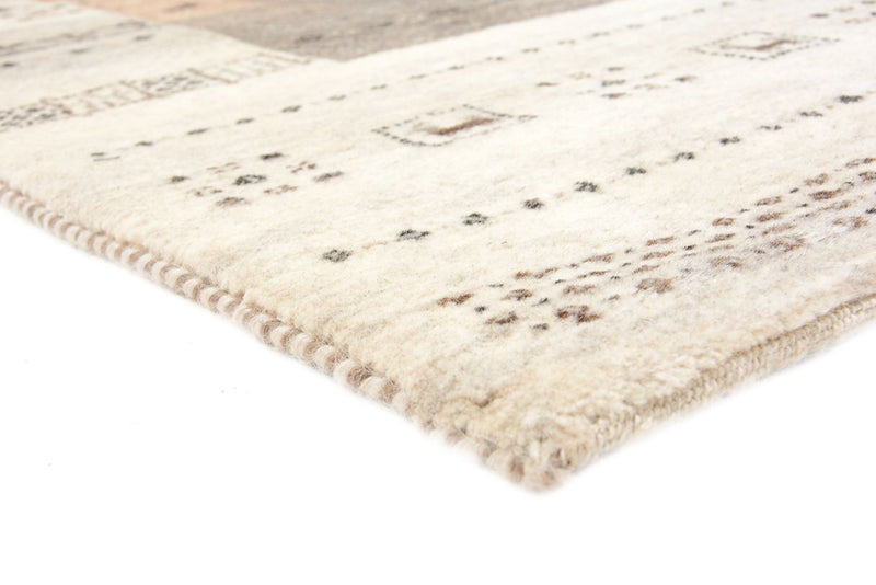 Gabbeh Tapijt - Loribaft Indus - 201 x 140 cm - donker beige