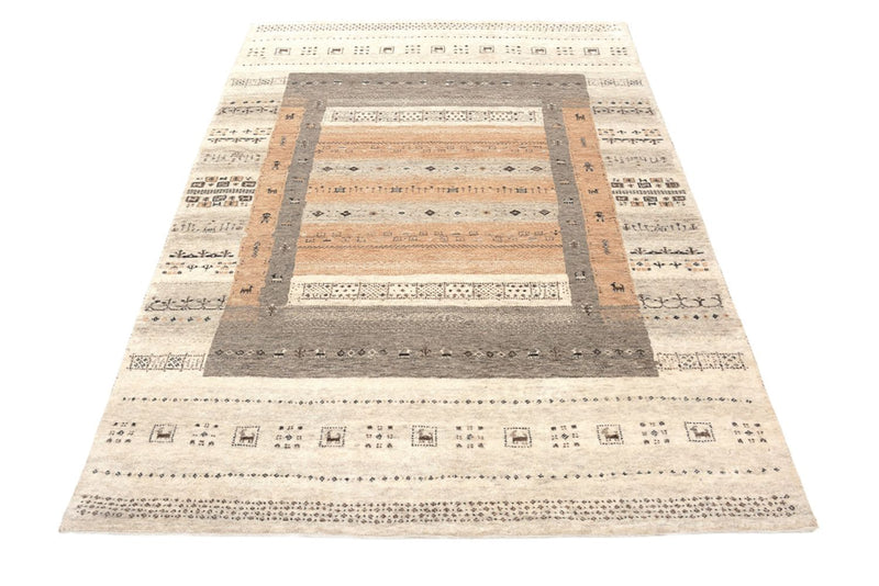 Gabbeh Tapijt - Loribaft Indus - 299 x 205 cm - donker beige