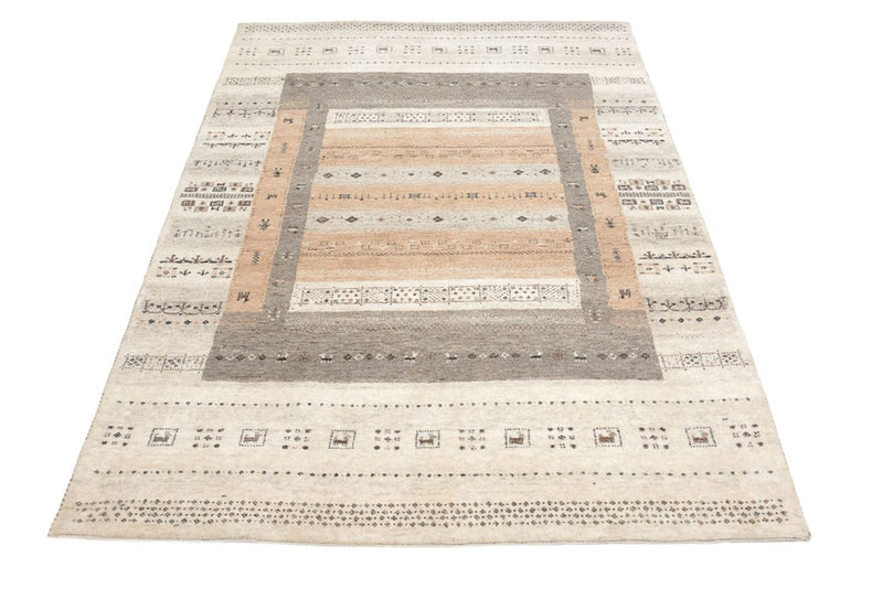 Gabbeh Tapijt - Loribaft Indus - 299 x 205 cm - donker beige