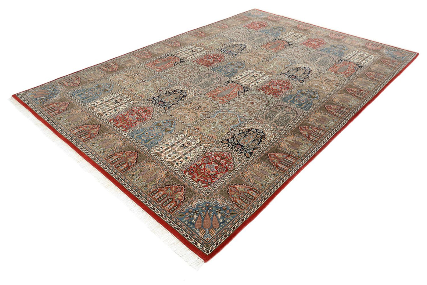 Indo Qom Tapijt 306x211cm - Oosters Tapijt