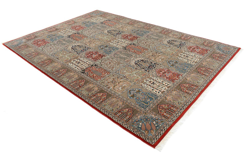 Oosters tapijt - Ghom - Indus - 306 x 211 cm - donker beige