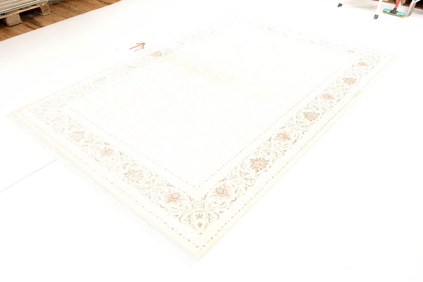 Oosters Tapijt - 240 x 176 cm - wit  crème
