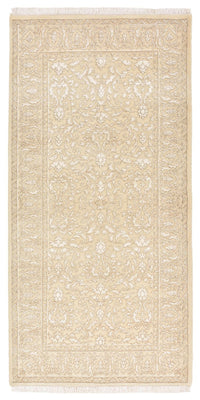 Oosters Tapijt - 144 x 73 cm - licht beige