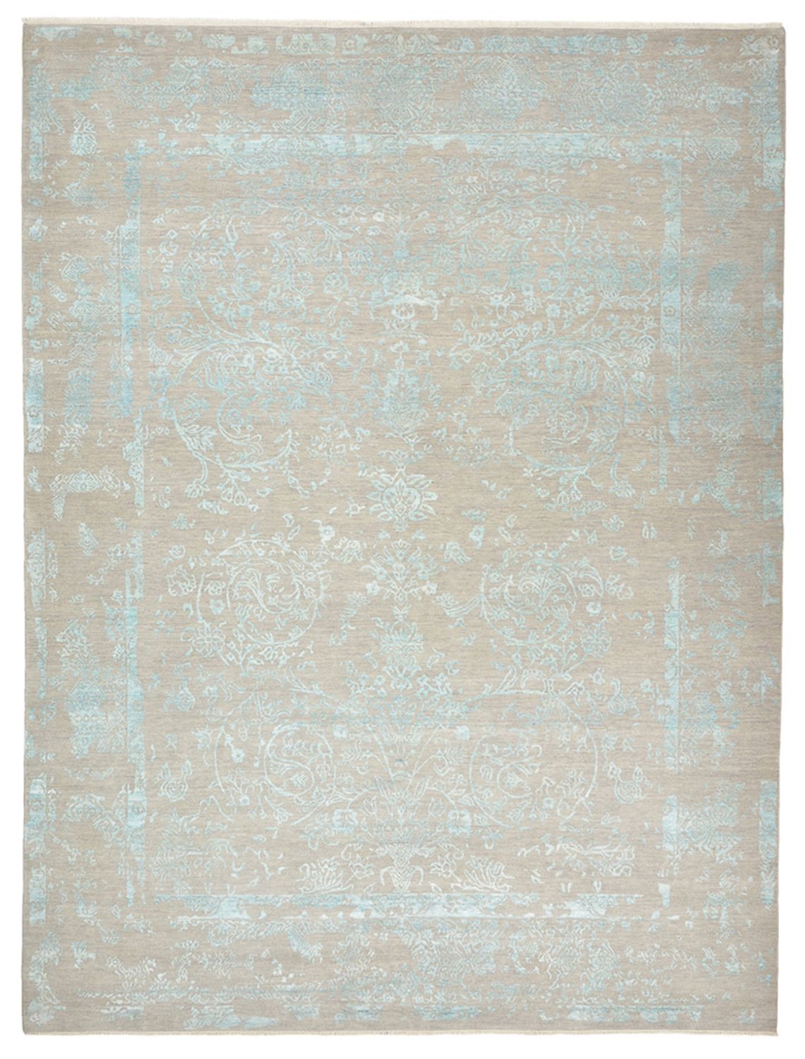 Designer tapijt - 401 x 307 cm - lichtblauw