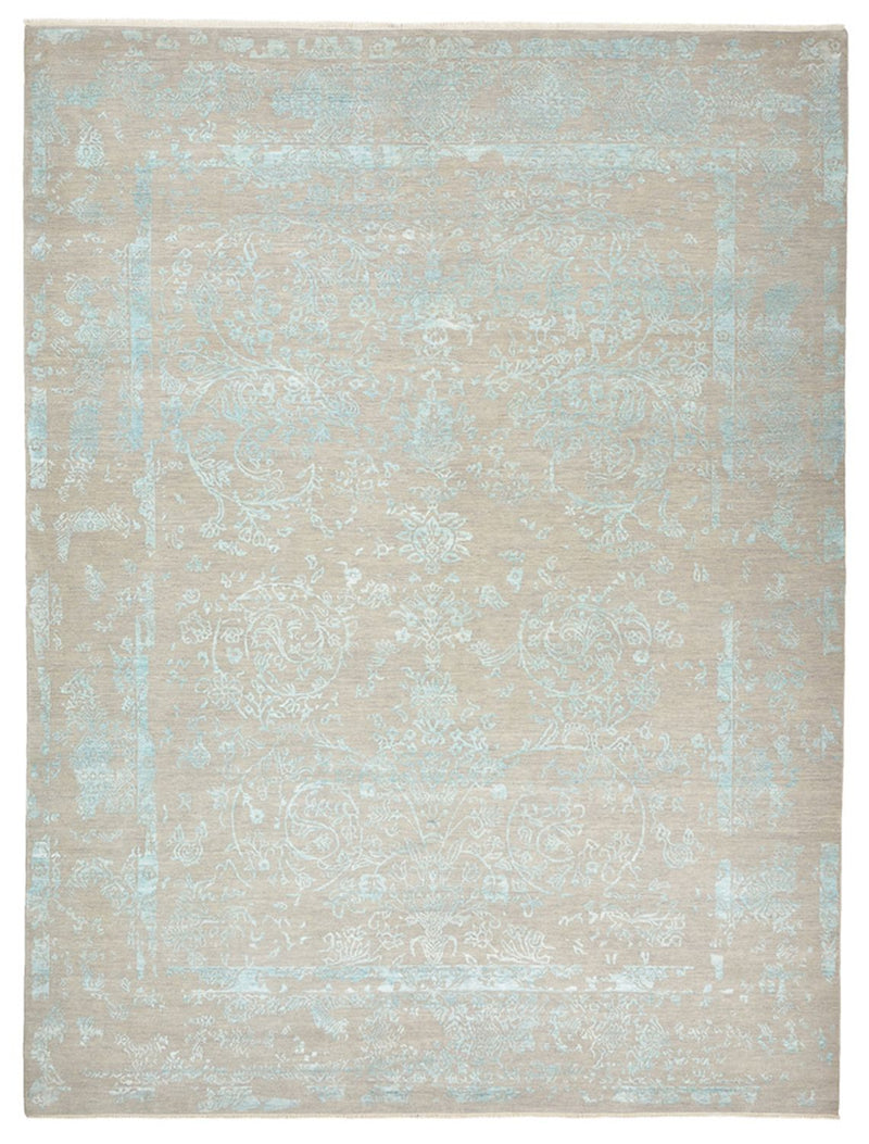 Designer tapijt - 401 x 307 cm - lichtblauw