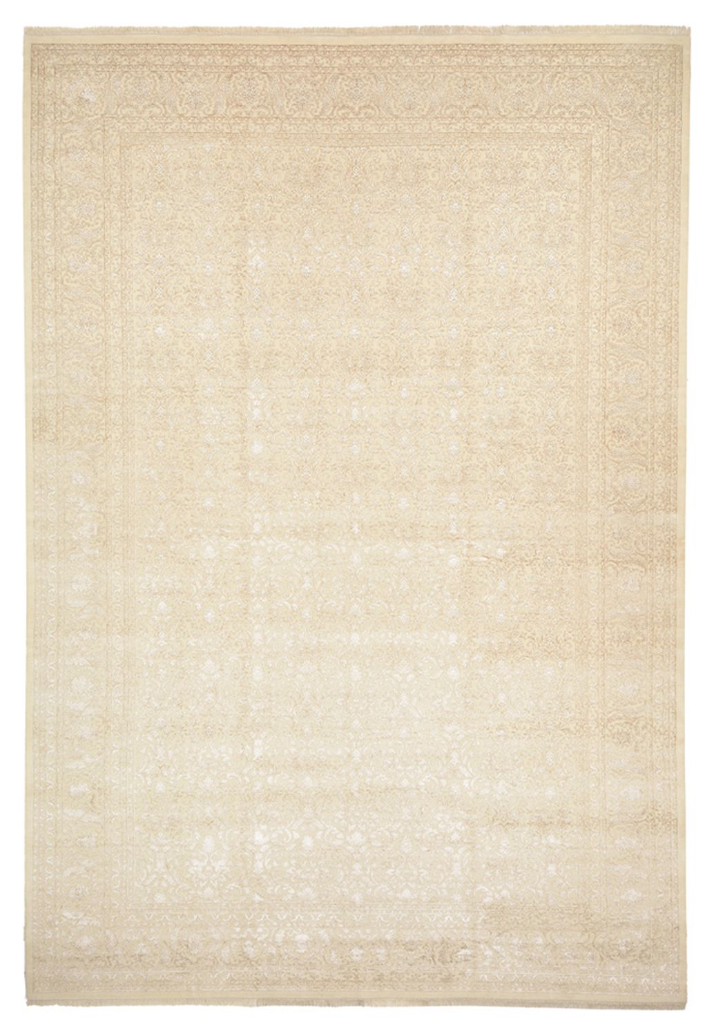Designer tapijt - 541 x 364 cm - licht beige