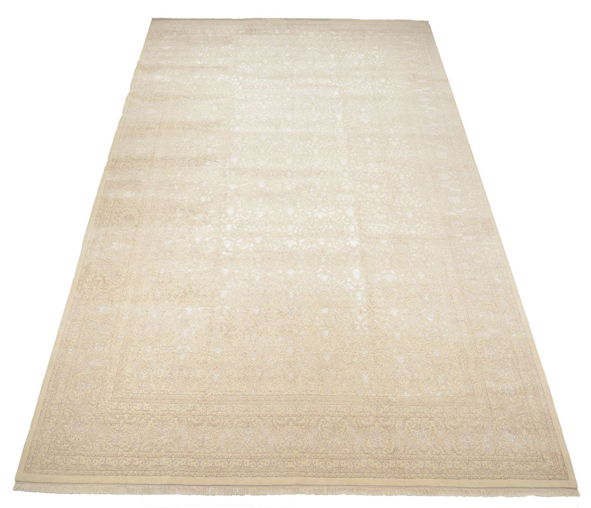 Designer tapijt - 541 x 364 cm - licht beige