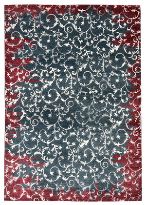 Designer tapijt - 242 x 171 cm - donkergrijs