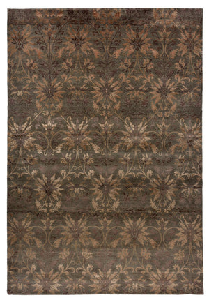 Designer tapijt - 302 x 204 cm - donkerbruin