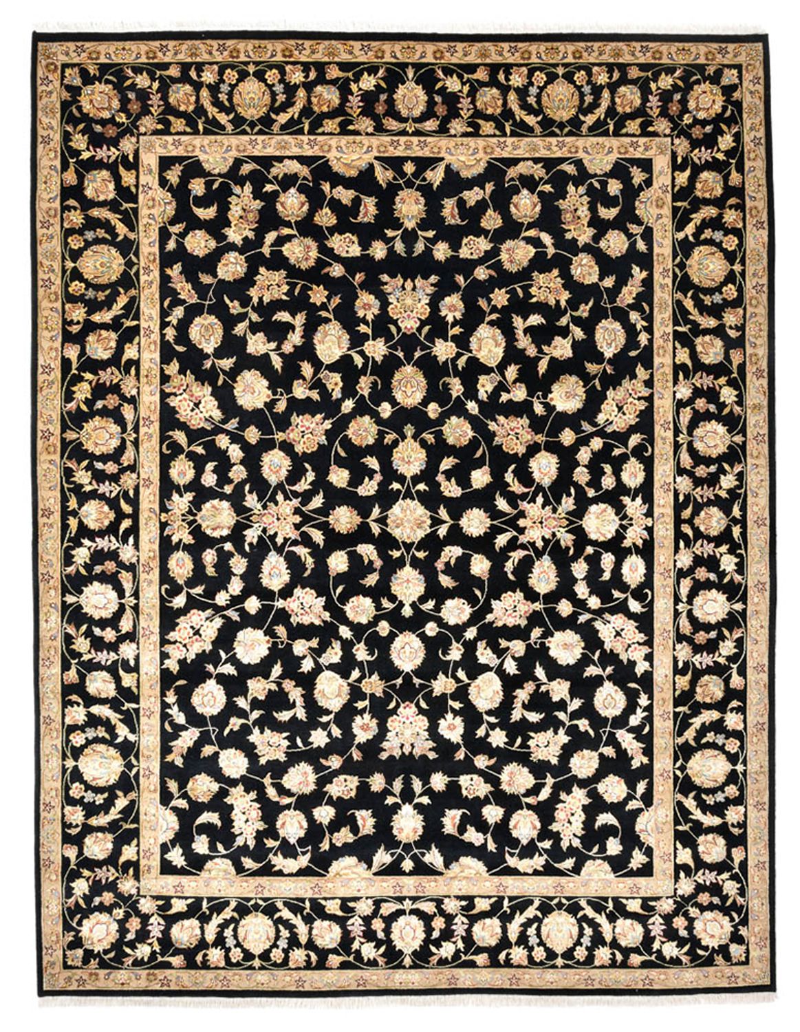Oosters tapijt - Tabriz - 304 x 236 cm - donkerblauw