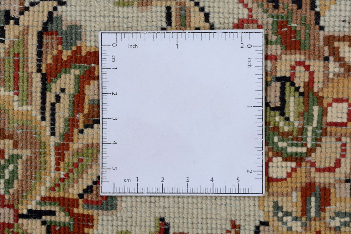 Oosters tapijt - Tabriz rond  - 218 x 216 cm - donkerblauw