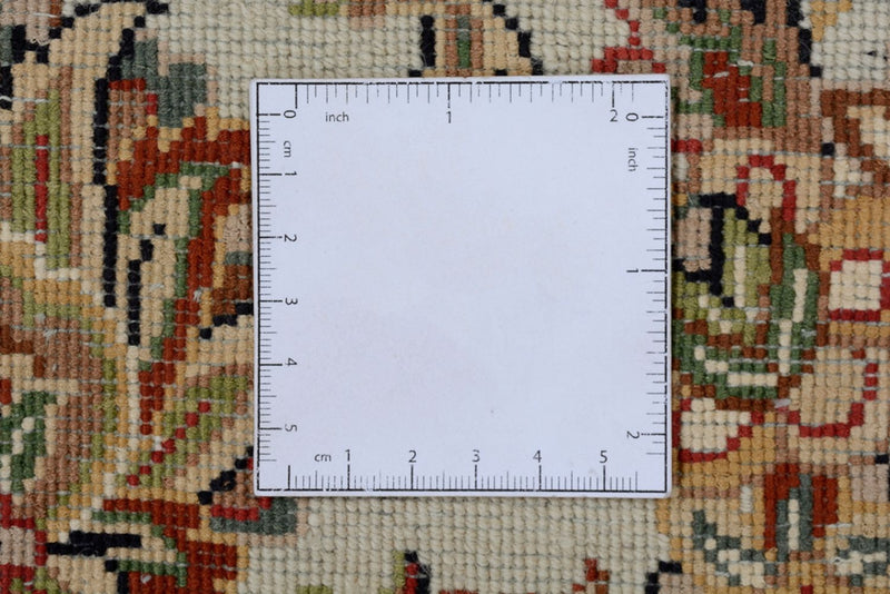 Oosters tapijt - Tabriz rond  - 218 x 216 cm - donkerblauw