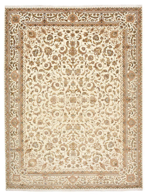 Oosters tapijt - Tabriz - 364 x 275 cm - crème