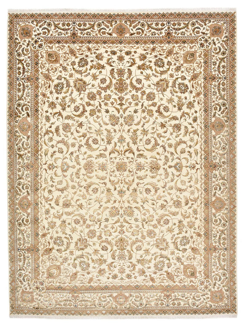 Oosters tapijt - Tabriz - 364 x 275 cm - crème