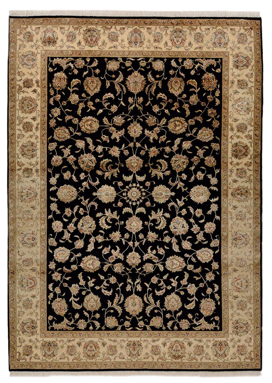 Oosters tapijt - Tabriz - 214 x 155 cm - donkerblauw