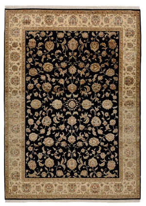 Oosters tapijt - Tabriz - 214 x 155 cm - donkerblauw