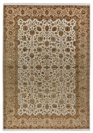 Oosters tapijt - Tabriz - 307 x 215 cm - crème