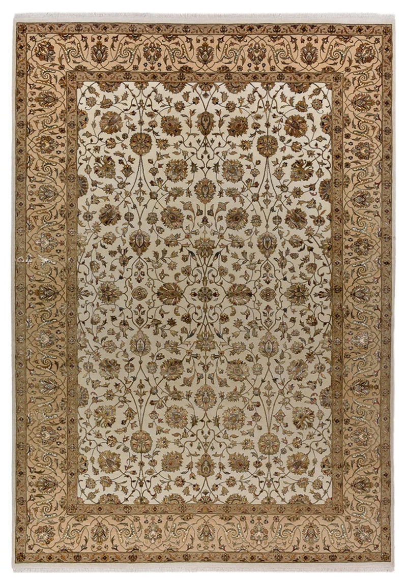 Oosters tapijt - Tabriz - 307 x 215 cm - crème