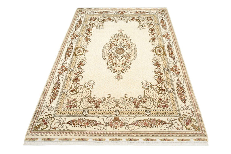 Oosters tapijt - Tabriz - 304 x 209 cm - crème