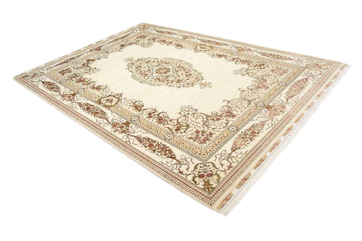 Oosters tapijt - Tabriz - 304 x 209 cm - crème