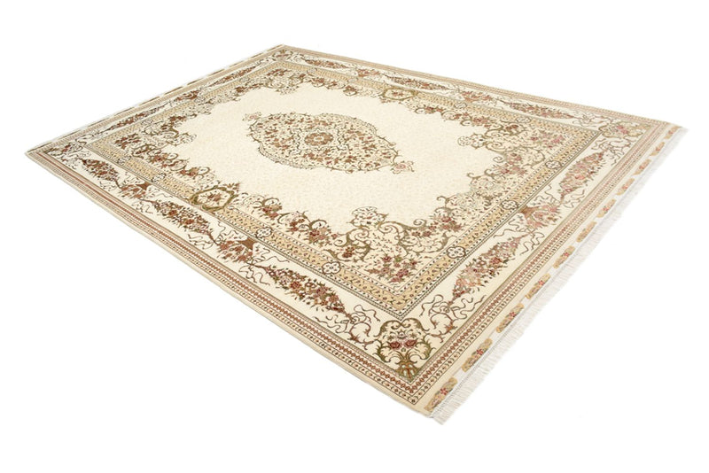 Oosters tapijt - Tabriz - 304 x 209 cm - crème