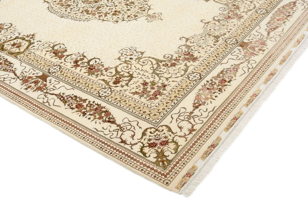 Oosters tapijt - Tabriz - 304 x 209 cm - crème