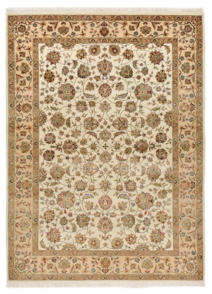 Oosters tapijt - Tabriz - 210 x 153 cm - crème