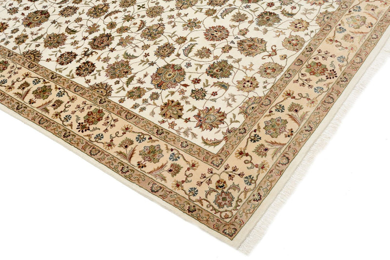 Oosters tapijt - Tabriz - 210 x 153 cm - crème