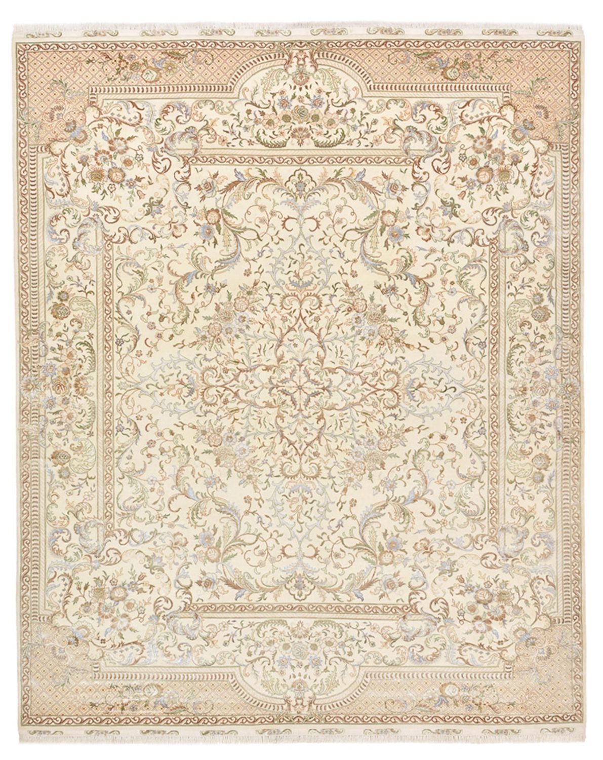 Oosters tapijt - Tabriz - 309 x 247 cm - crème