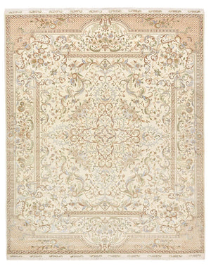 Oosters tapijt - Tabriz - 309 x 247 cm - crème