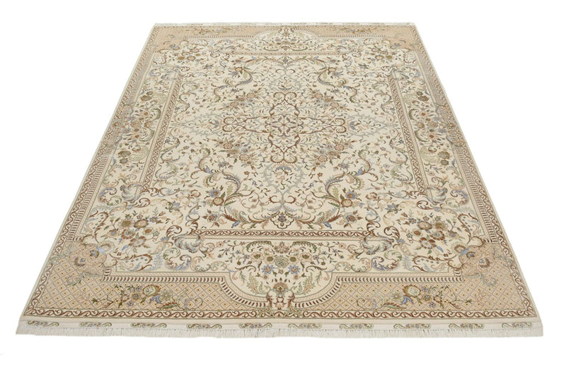Oosters tapijt - Tabriz - 309 x 247 cm - crème