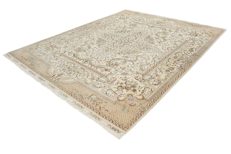 Oosters tapijt - Tabriz - 309 x 247 cm - crème