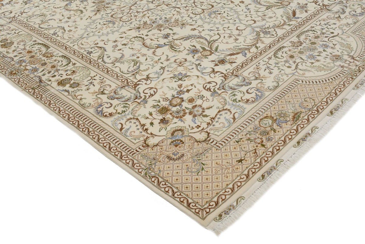 Oosters tapijt - Tabriz - 309 x 247 cm - crème