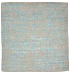 Designer tapijt vierkant  - 249 x 249 cm - lichtblauw