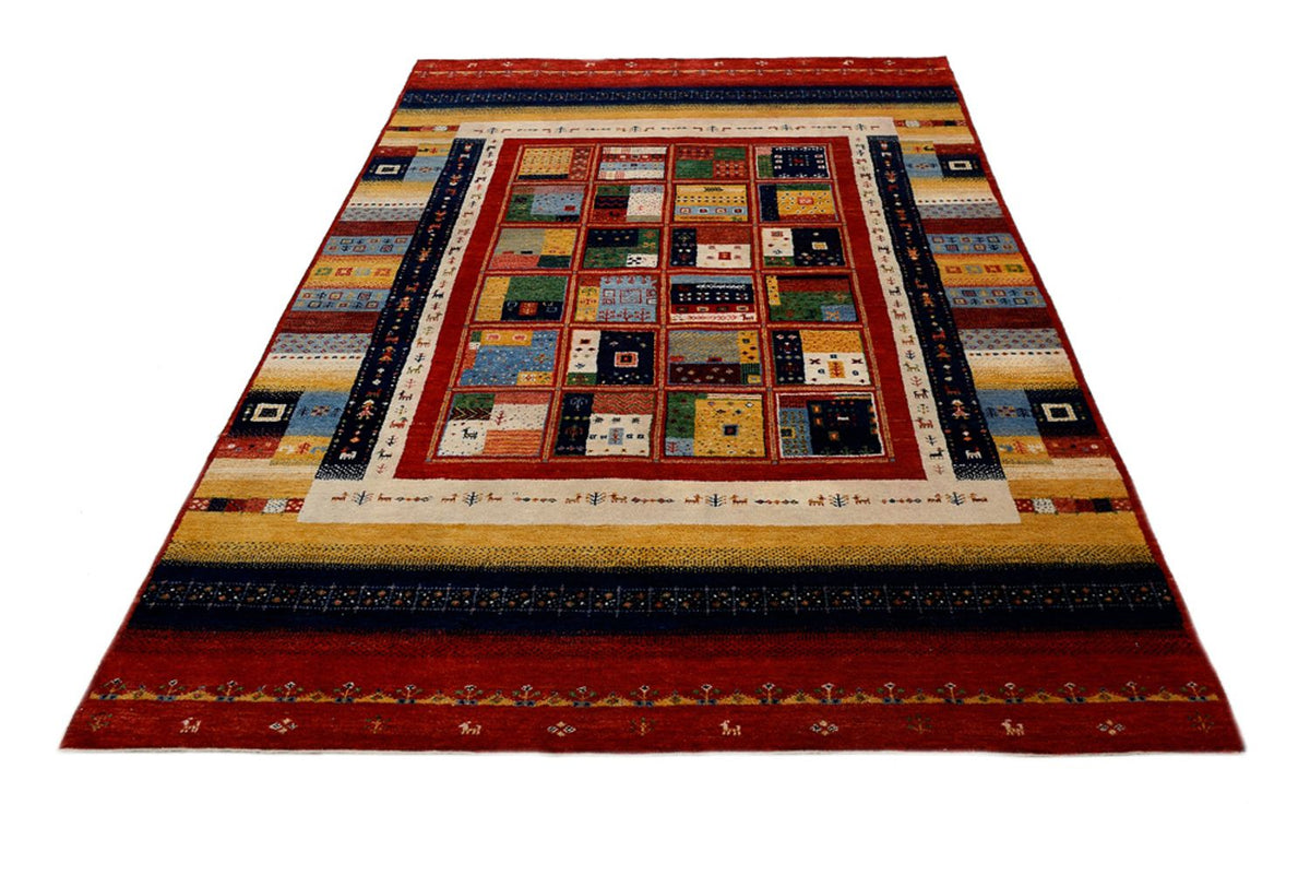 Gabbeh Tapijt - Loribaft Indus - 242 x 173 cm - veelkleurig
