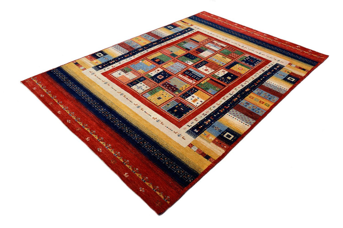 Gabbeh Tapijt - Loribaft Indus - 242 x 173 cm - veelkleurig