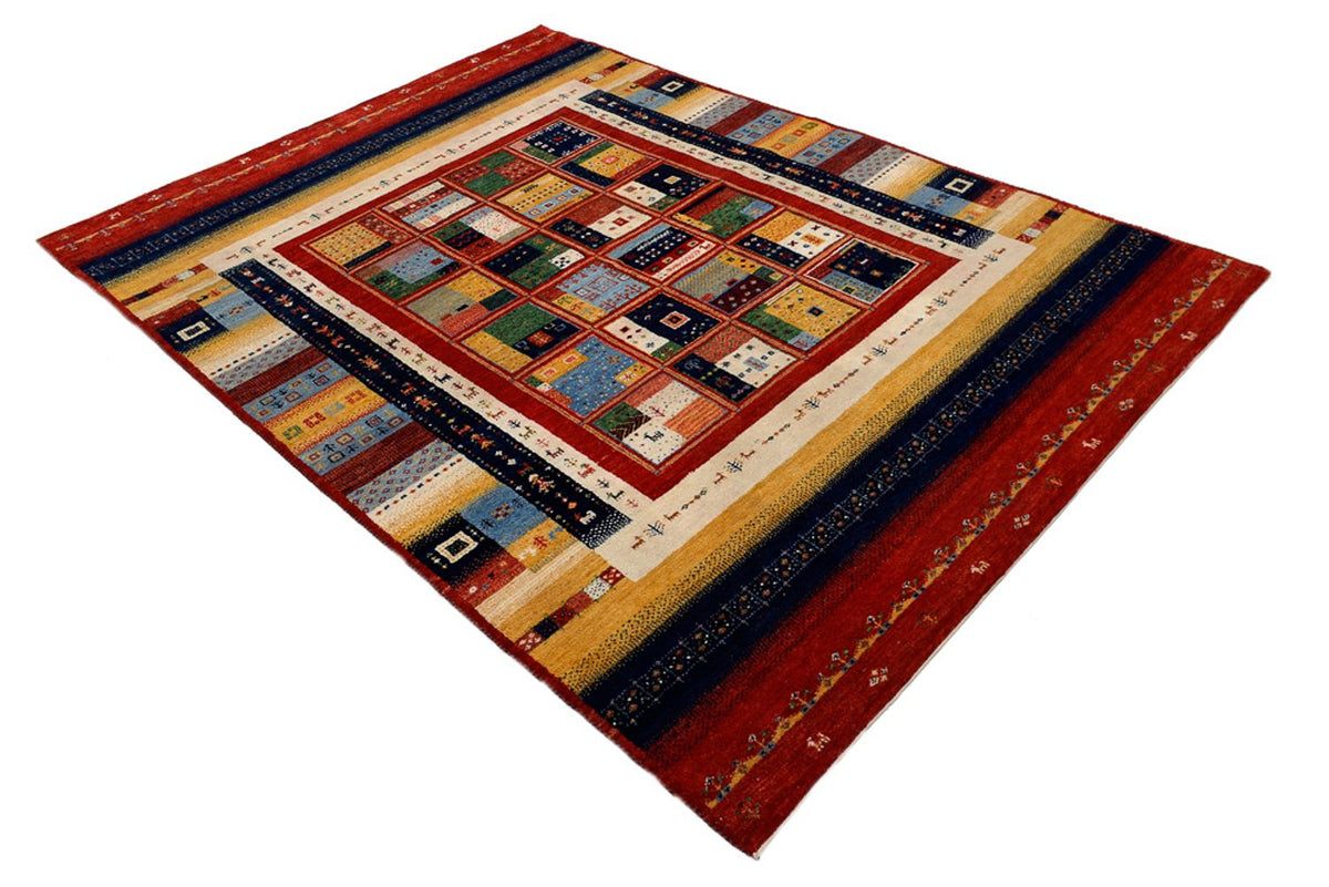 Gabbeh Tapijt - Loribaft Indus - 242 x 173 cm - veelkleurig