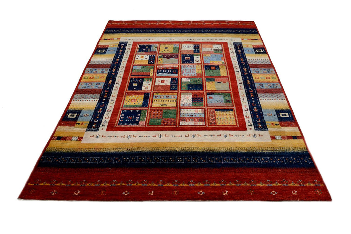 Gabbeh Tapijt - Loribaft Indus - 242 x 173 cm - veelkleurig