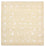Oosters Tapijt vierkant  - 253 x 251 cm - licht beige