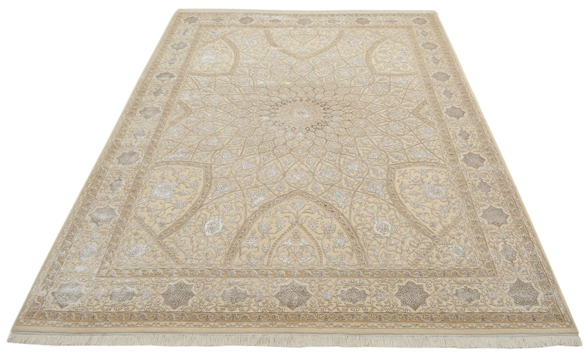 Oosters Tapijt - 293 x 222 cm - donker beige